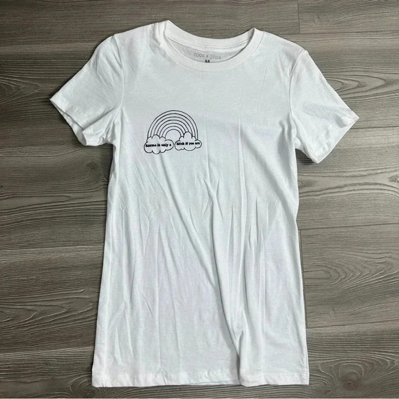 coco + pine Blue Tie Dye Gypsy Soul Fitted Shirt - Picture 1 of 3